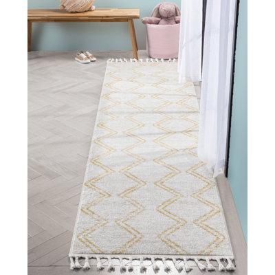 Tapis jaune ivoire Markos Reeve