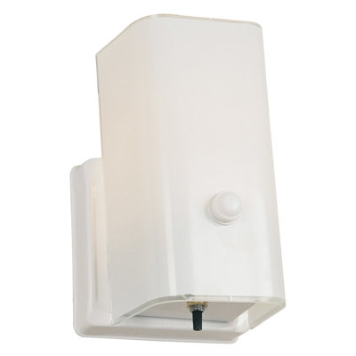 Plafonnier encastré blanc à 1 lumière à intensité variable