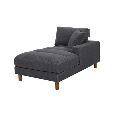 Waxman Upholstered Chaise Lounge by Latitude Run