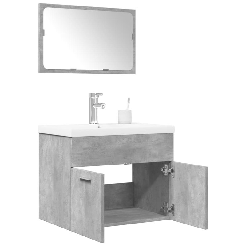 24-2 Bathroom Suite, Concrete Grey