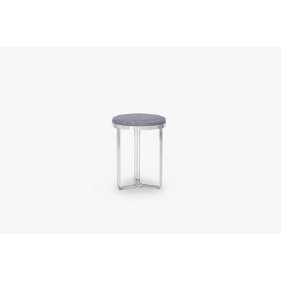Ariss Stainless Steel Accent Stool