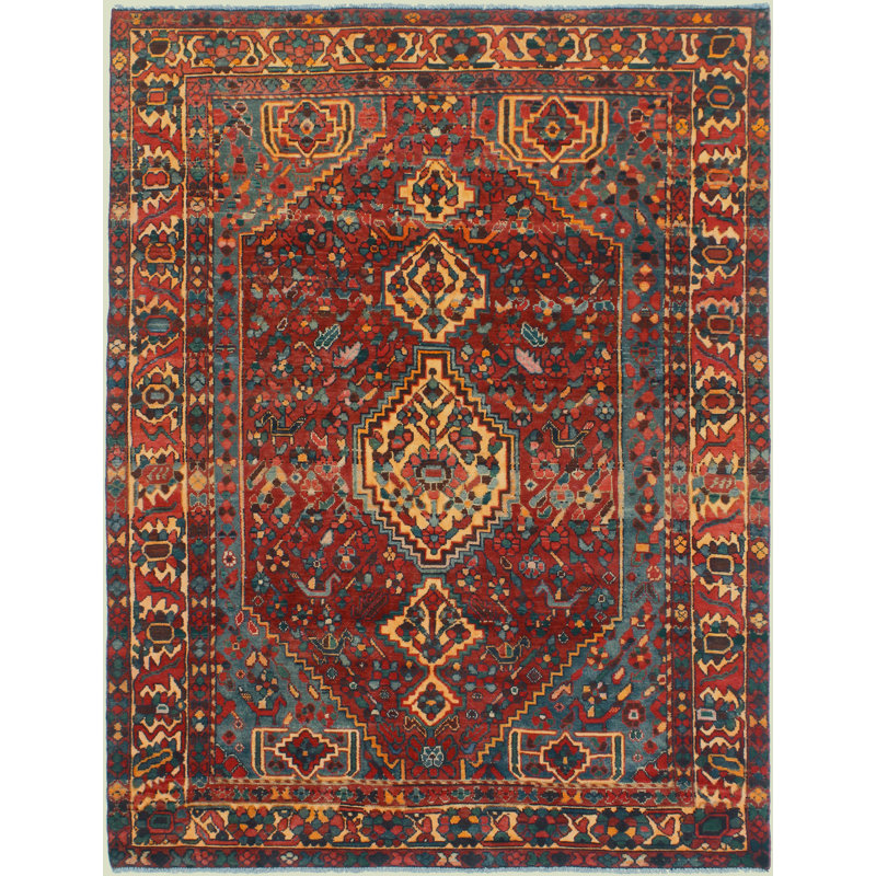 Khrystopher Distressed Keiko Rust Rug