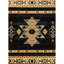 Tapis d'intérieur noir 2,7 pi. Tribes Gcyls4004 X 7,3 pi., Polypropylène, teint, pour les maisons occupées 2 7 po 3 zones Gcyls4004, toutes les zones de la maison-1302775877