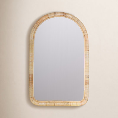Izel Raffia Arch Mirror