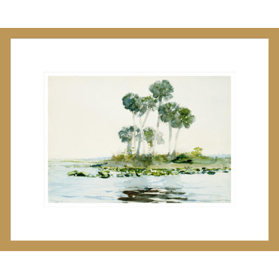 St. Johns River Florida par Winslow Homer, impression giclée encadrée