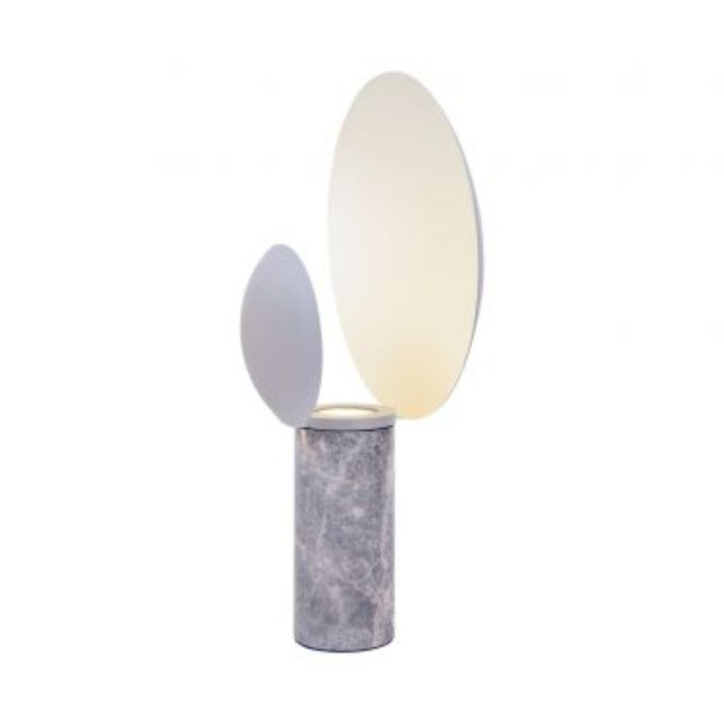Metal Novelty Lamp, Grey