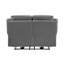 Causeuse inclinable Conia, cuir, USB, 63 po-115685987-115685985