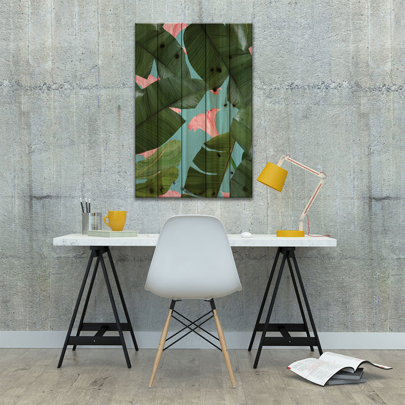 «Wild Flower» par 83 Oranges - impression sur toile tendue, H 26 po x l 18 po x P 1,5 po, Bois