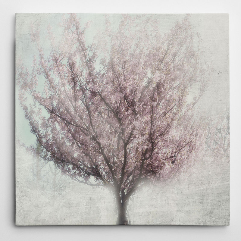 « fleuring of spring i » par irene weisz, reproduction d’art sur toile tendue, H 24 po x l 24 po x P 1,5 po