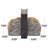 Rustic Domed Rock Bookends-612714258