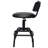 Hetrick Swivel Upholstered Adjustable Height Counter Stool with Metal Frame