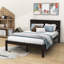 Base de lit plateforme en bois avec tête de lit-1265734520-1265734524