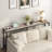 78.7" Narrow Console Table with Power Outlet Behind Couch for Entryway-1467363770