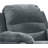 Felix Collection Contemporary Style Fabric Upholstered Living Room Electric Recliner Power Chair, Dark Gray