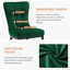 Chaise parsons rembourrée en velours Guitierrez-289075048