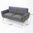 Mirsade 67.25" Flared Arm Loveseat, Loveseat, Modern Sofa, Accent Sofa-597171012