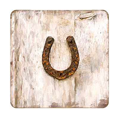 Sous-verre pour chaussures de cheval