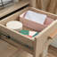 Meuble de bureau, fini brun