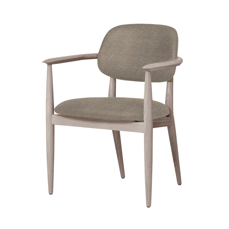 Chaise Slow de Space Copenhagen, Chêne naturel, Coque Messenger 081