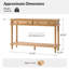 Console à 2 tiroirs Lajos-620799600