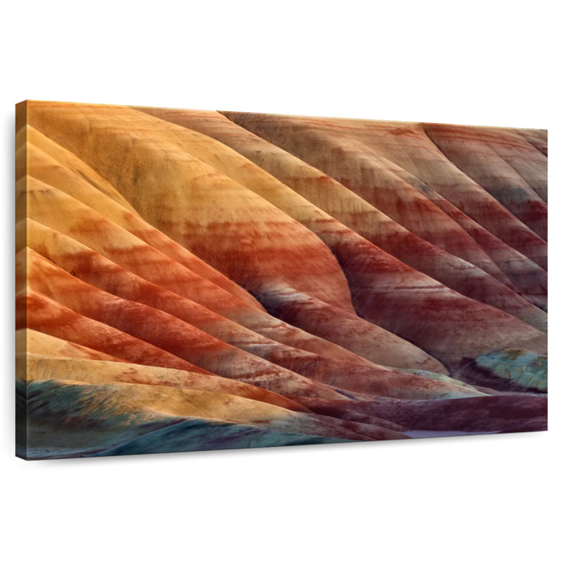 Collines peintes par Alvord, Oregon, H 32 po x l 48 po