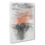 Orange Sky Above Mountains In Italy - Wrapped Canvas-56658016