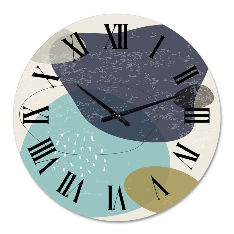 Minimal Elementary Organic and Geometric Compostions XX XX - Horloge murale moderne, Grand