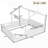Floor Bed With Guardrails And Roof-722962102-722962103