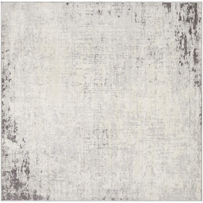 Haili Abstract Indoor Rug, Square 6'7"