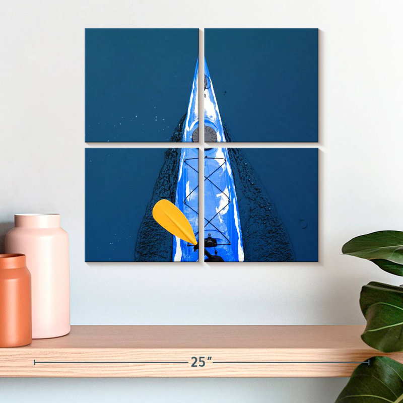Kayak bleu Mehar, H 18 po x l 18 po