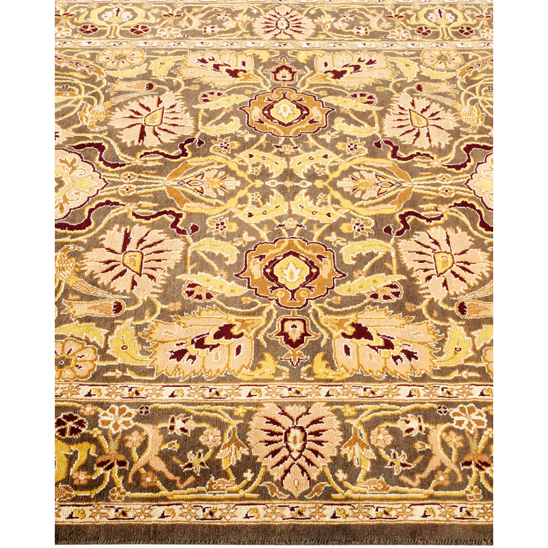 Classic One-of-a-Kind 4'2" X 6'1" Hand Knotted Area Rug