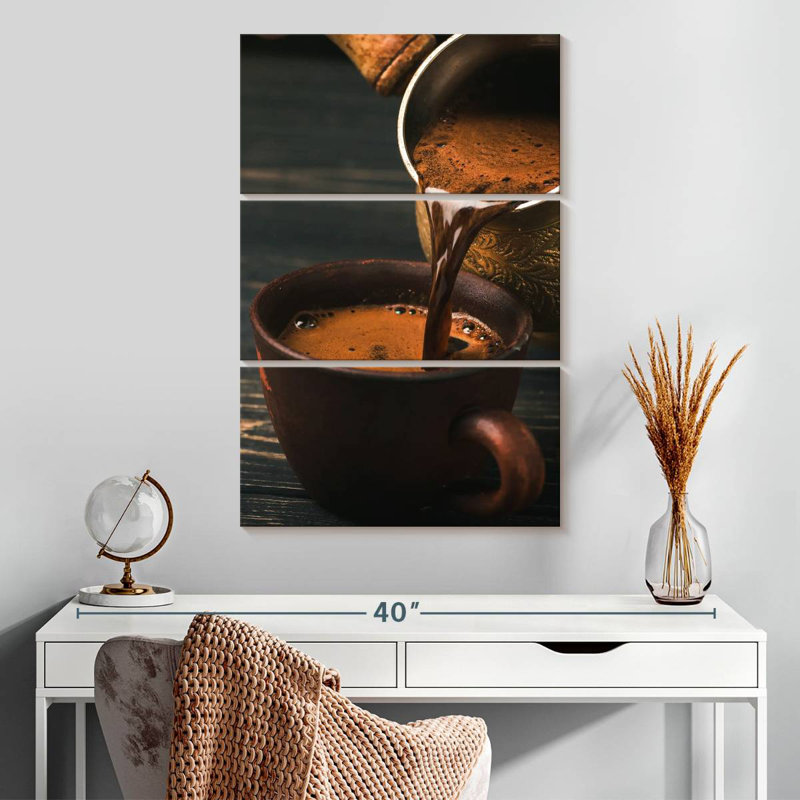 Yarlin Pouring Turkish Coffee, 32" H x 20" W