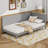Wood Daybed/Sofa Bed With Armrest-108980340-108980341