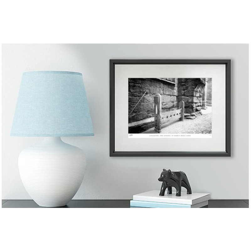 Coventry, The Stocks, St Mary's Hall C1890 - Single Picture Frame Print, 60cm H x 80cm W x 2.3cm D