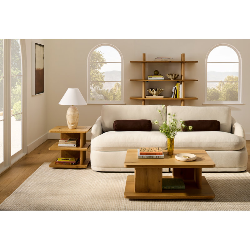 Casey Side Table Dark Brown, Brown