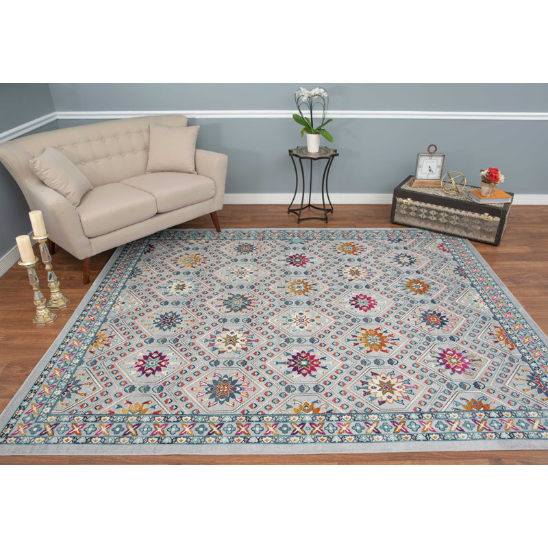 Mosely Geometric Indoor Rug, Rectangle 5'0" x 7'8"