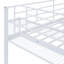Lit mezzanine en métal avec tablette supérieure et échelle de rangement latérale Orenda-707839924-707839926