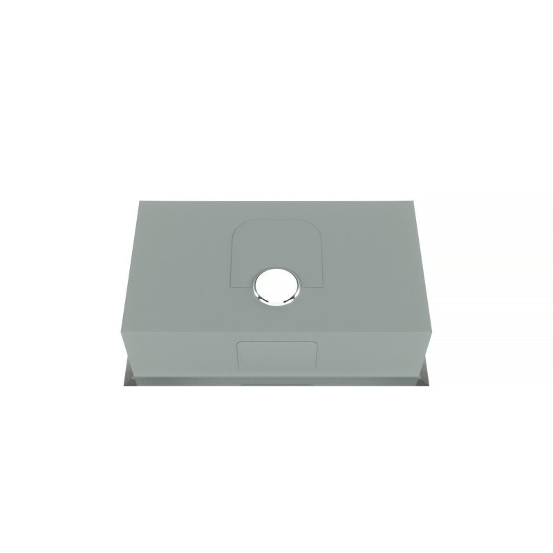 Blue Ocean 32" Single Bowl Brushed Satin Stainless Steel Undermount Kitchen Sink