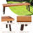 Roger 6 - Person Acacia Wicker Patio Dining Set with Rectangular Table