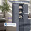 Armoire de rangement au sol à 4 portes de 43,5 po avec tablettes réglables Arhavi-1286312657