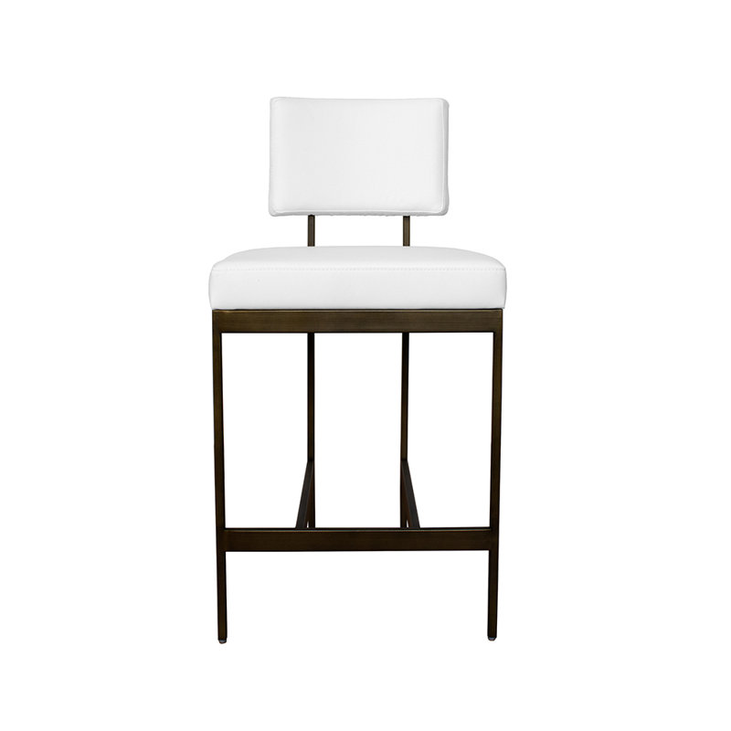 Baylor 26" Counter Stool, Bronze, Gray