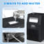 HOMCOM 66 Lb. Daily Production Cube Ice Freestanding Ice Maker