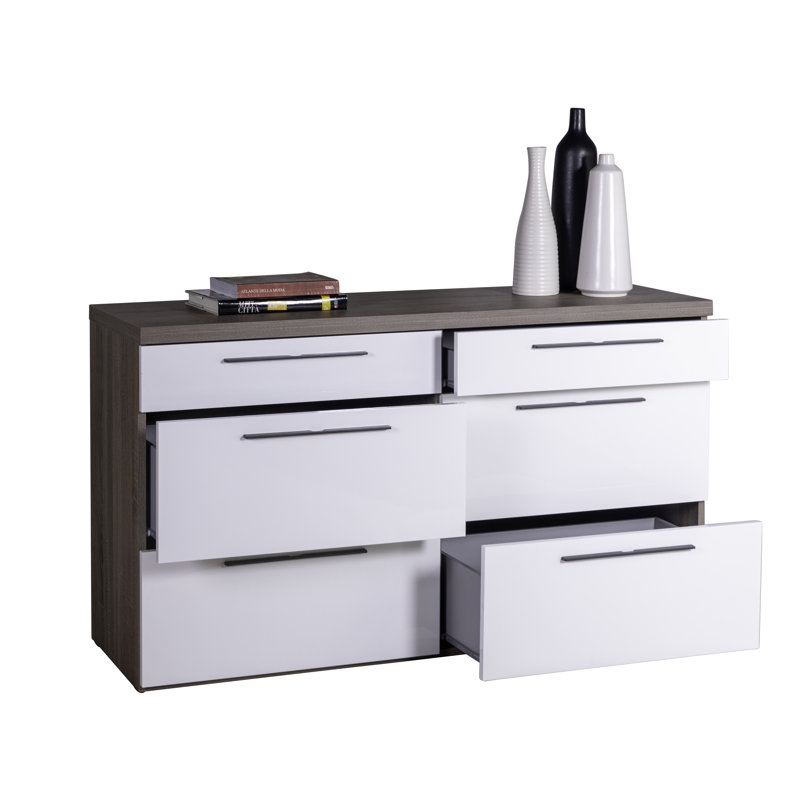 Sognando 140cm W 6 - Drawer Chest of Drawers