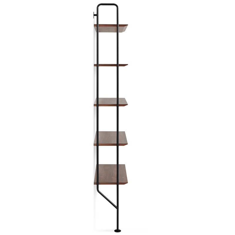 Hitch Bookcase Add-on Kit, Walnut/Black