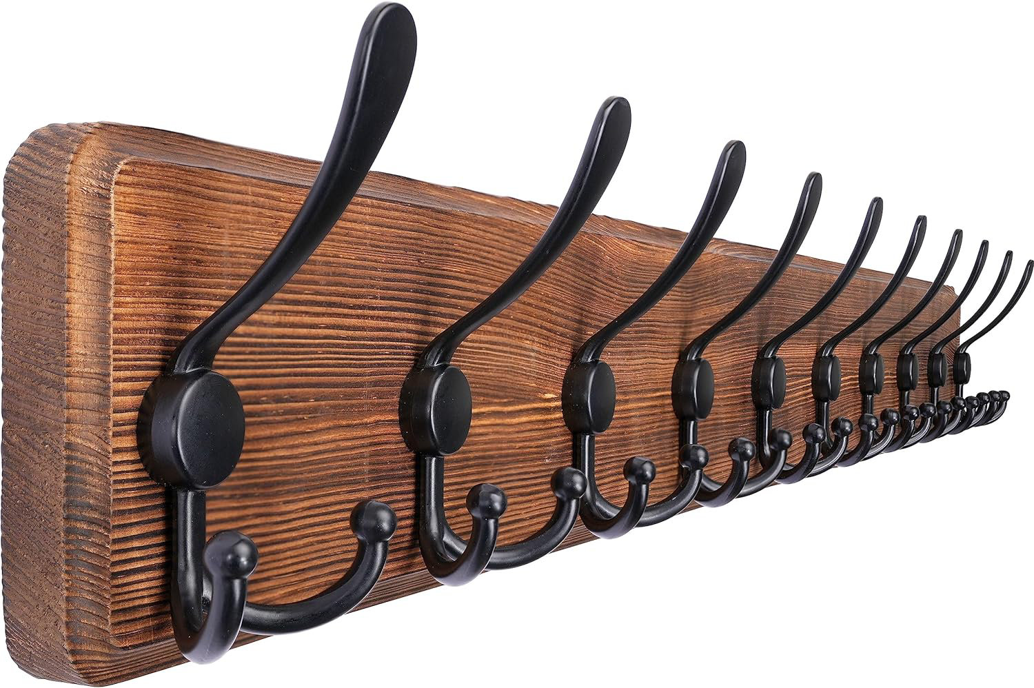 Millwood Pines Carlester Wall 10 - Hook Wall Mounted Coat Rack | Wayfair