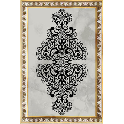 Premium Woven Area Rug, 100% Polyester, 4.6 x 7.2 ft | Antibacterial, Non-Slip PVC Dot Underside | 3D Digital Printing, Machine Washable, Pile Height: 0.3 in | Ideal for Living Room, Bedroom, and Dining Spaces
