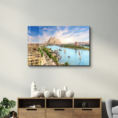 Elegant Tempered Glass Wall Art Painting, 13.8 x 21.7 inches | 100% Tempered Glass, Thickness: 0.16 inches | UV Printed for Vibrant Colors | Perfect for Home Decor, Living Room, & Office Spaces