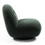 Fauteuil d'appoint de luxe, fauteuil en velours pour la réception, siège confortable avec support et revêtement respirant avec dossier pivotant moderne, espace de vie élégant, look élégant en bois d'eucalyptus-120912735-120912736