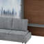 Lit escamotable avec armoire de rangement, tablettes ouvertes, façade de canapé et port USB pour un gain d'espace au sol.-1508675006