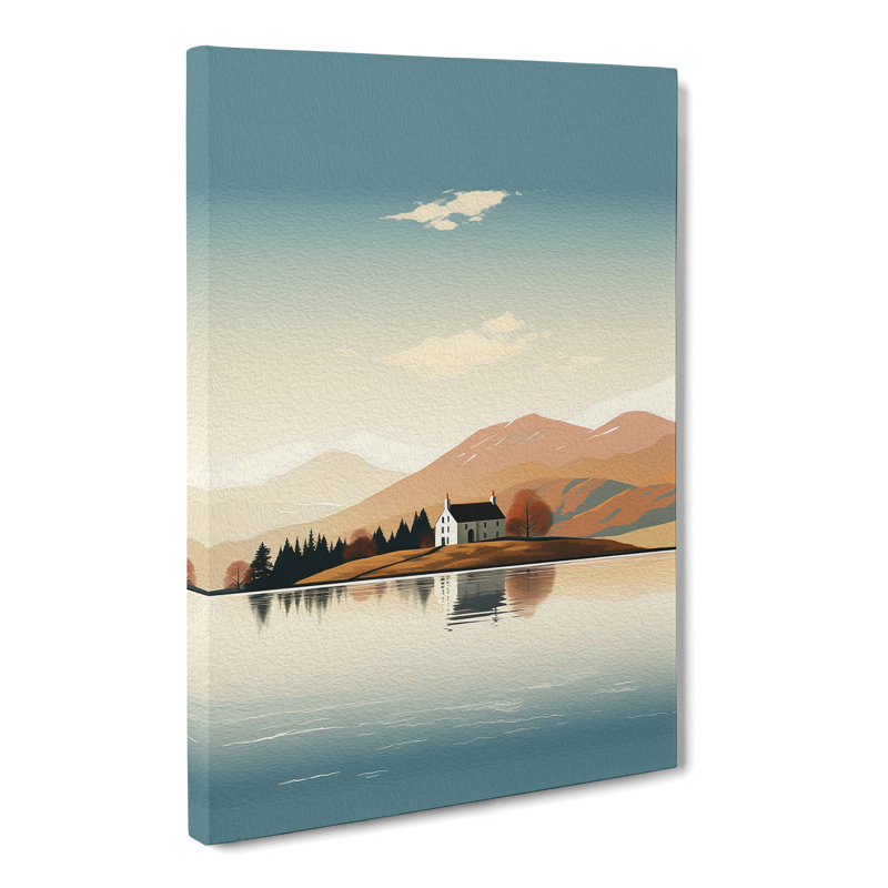 Scotland Minimalism - No Frame Print, 60cm H x 40cm W x 3cm D